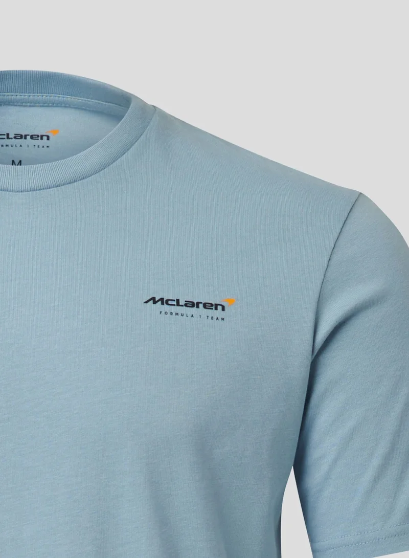 Mclaren Dusty Blue MCLAREN MENS MONACO SLOGAN T-SHIRT for Men | Best Price UAE