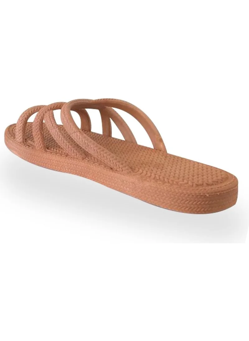 Gezer 12494 Copper Women's Non-Slip Knitted Slippers