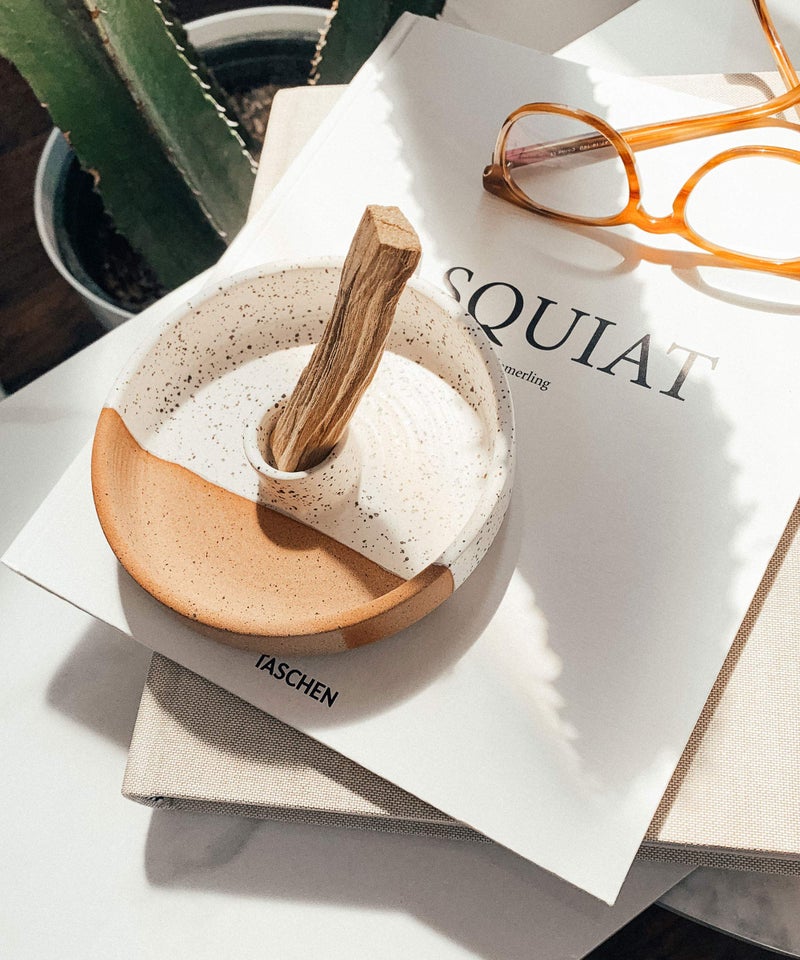 Bursera Terracotta Palo Santo Holder, Tree Planted with Every Order, Ceramic Palo Santo Burner Wood Stand, Incense Stick Burning Tray - Image 2