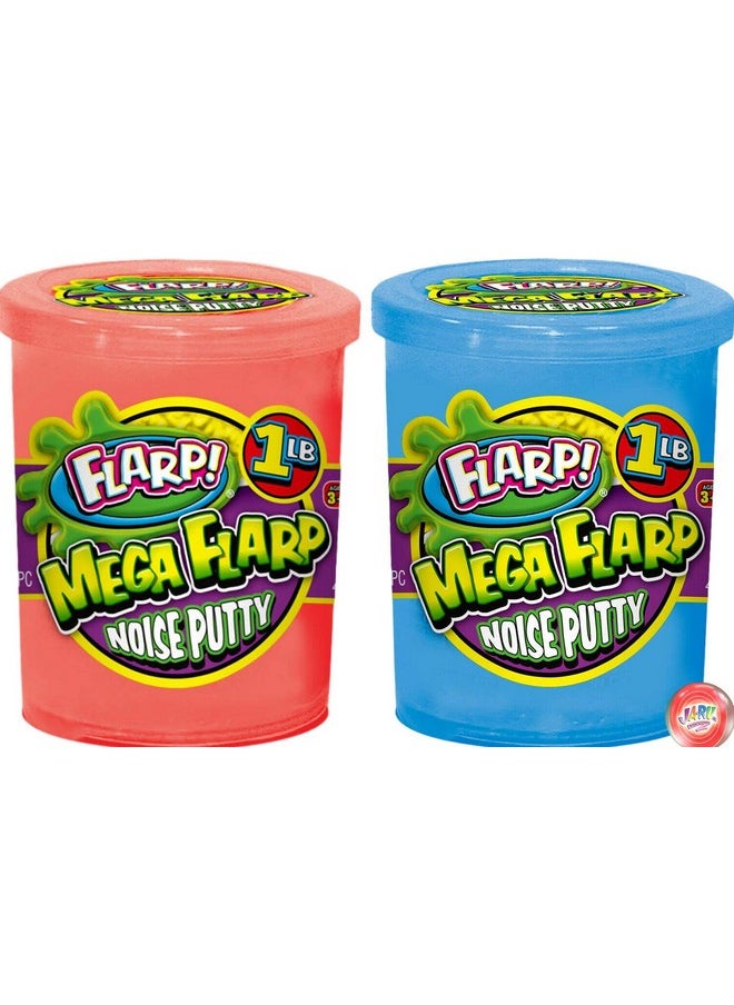 Ja-Ru - 1Lb Mega Flarp Noise Putty Scented (2 Units), Fidget Toy Squishy Sensory Toys For Easter, Stress Toy Party Favors In Bulk Party Supplies Fidget For Kids And Adults Boys & Girls.335-2 - Image 1