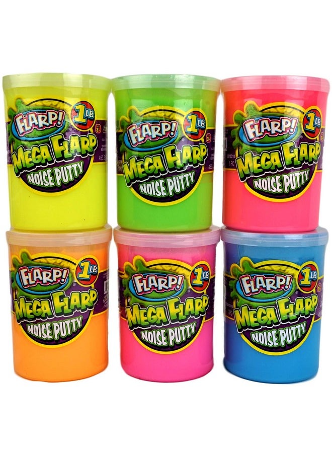 Ja-Ru - 1Lb Mega Flarp Noise Putty Scented (2 Units), Fidget Toy Squishy Sensory Toys For Easter, Stress Toy Party Favors In Bulk Party Supplies Fidget For Kids And Adults Boys & Girls.335-2 - Image 1