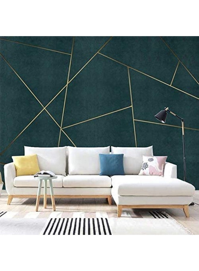 Jb Export 2 Pc 50 Meters Golden Tape, Home Floor Wallpaper Waterproof Tiles, Tile gap Tiles Stickers for Floor - (0.5 CM Wide, Gold) - Image 2