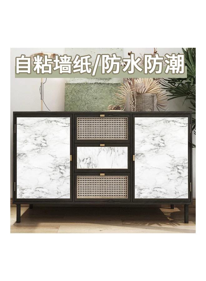 Bluejw Kitchen Wallpaper Self-adhesive Bedroom Self-adhesive Table Wardrobe Moisture-proof Sticker Marble Tile Self-wallpaper Dormitory - Image 3
