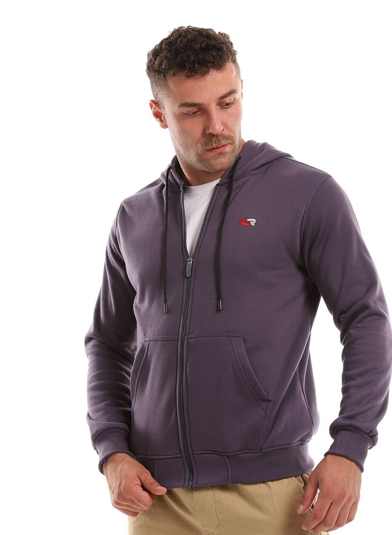 Caesar Front Pockets Zipped Hoodie - Image 1