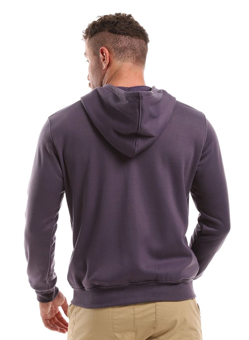 Caesar Front Pockets Zipped Hoodie - Image 2