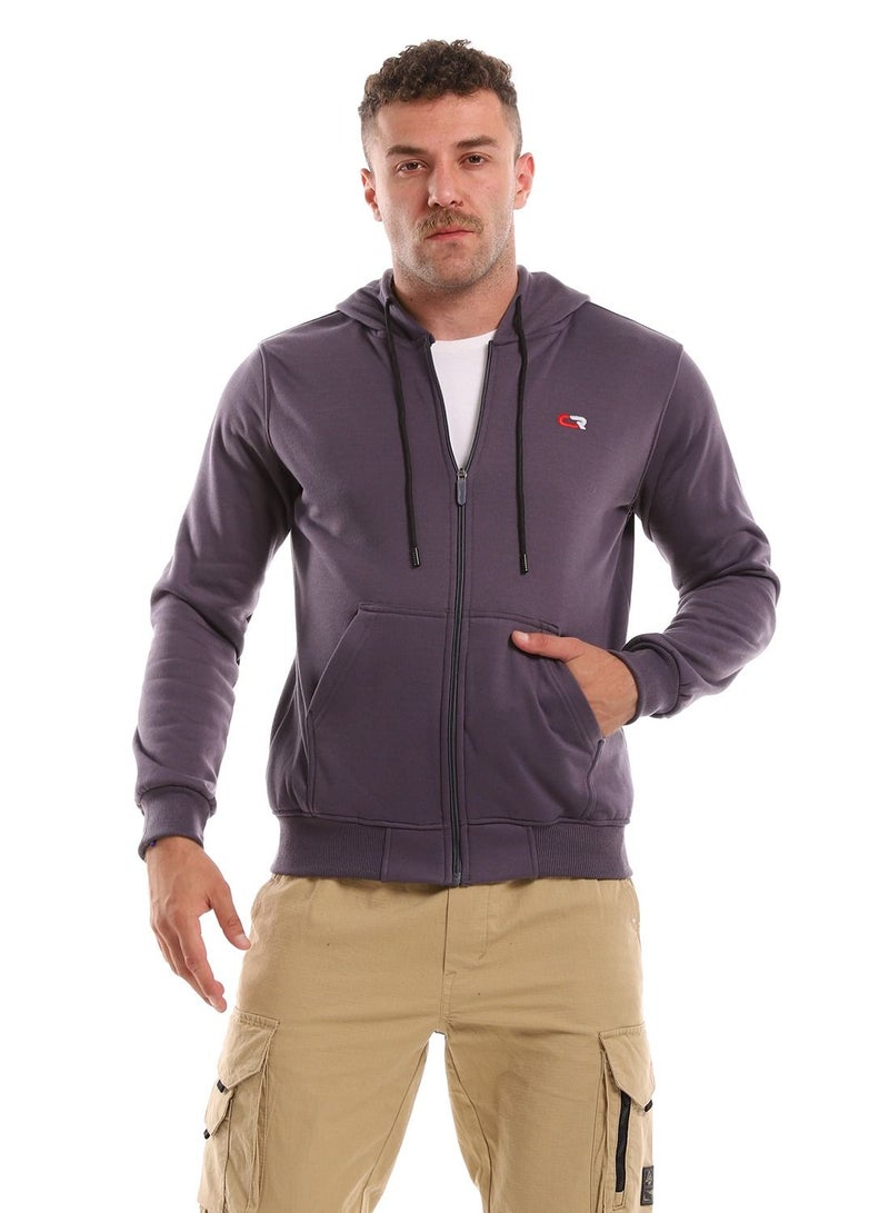 Caesar Front Pockets Zipped Hoodie - Image 3