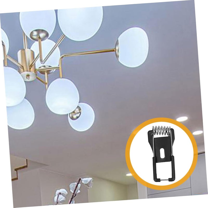 Uonlytech 20 قطعة من مشابك الزنبرك لتثبيت الإضاءة السفلية، متوافقة مع أضواء السقف LED وأضواء اللوحات، تركيب سريع ودعم موثوق للإضاءة - Image 5