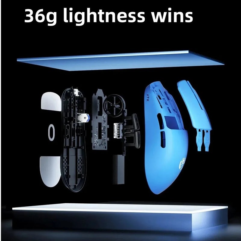 ATK F1 V3 Ultimate+ Wireless Gaming Mouse, Dual 8K, PAW3395 Master, Lightweight Low Latency, for PC and Office - Image 4