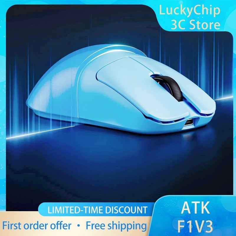 ATK F1 V3 Ultimate+ Wireless Gaming Mouse, Dual 8K, PAW3395 Master, Lightweight Low Latency, for PC and Office - Image 2
