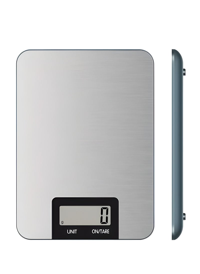 Digital Kitchen Scale with LCD Display, Multifunction Food Scale, Touch Button, Ultra Slim with Large LCD Display Kitchen Scale