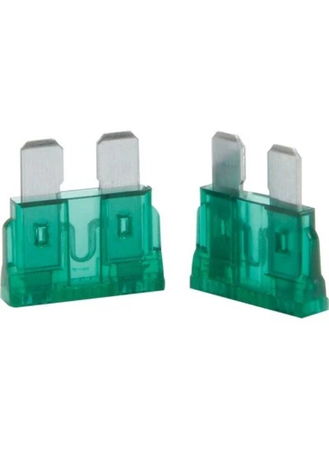 Lynacz Original 30A ATC Car Fuse Set of 10 – Automotive Blade Fuse for Car Protection, Overload Safety, Short Circuit Protection, Universal Fuse Replacement, Green Plastic Durable High Performance - Image 4