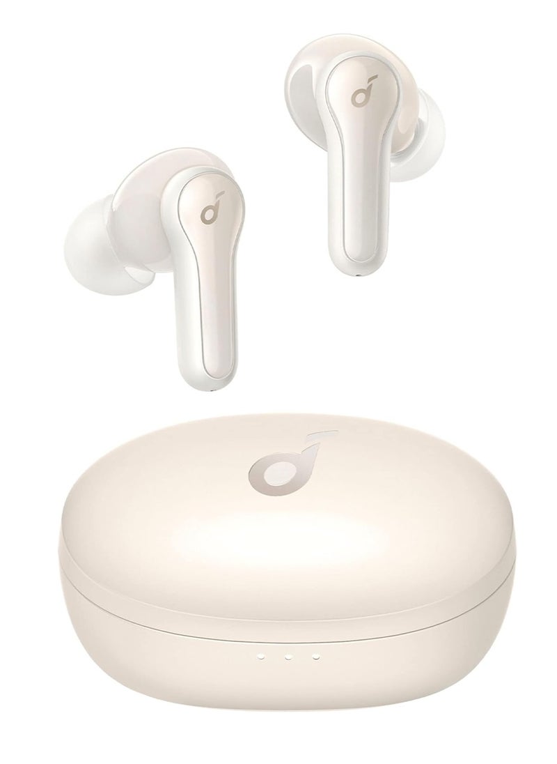 Anker - Anker Soundcore Life Note E, White, True Wireless Earbuds with Big Bass and 3 EQ Modes, 32H Playtime, USB-C for Fast Charging, Tiny Size for Commute, Work - Image 1