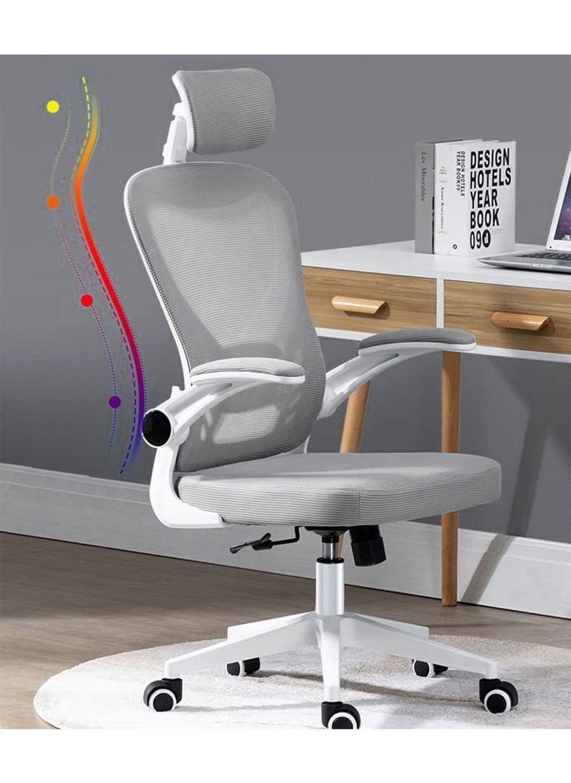 GT-Wheel - Ergonomic Office Desk Computer Chair High Back Breathable Mesh with Wheels and Armrests - Image 1