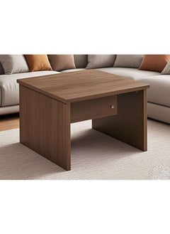 POWER Nordic style pure solid wood coffee table, brighten the style of the living room, multifunctional wooden small coffee table is suitable for kitchen, dining room and living room（60*60cm）  - Image 3