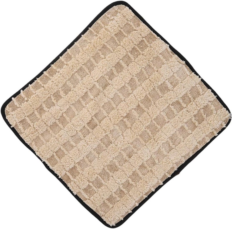 منشفة غسيل سيارات من الألياف الدقيقة، مقاس 40x40 سم، مصنوعة من قطن الشعر المرجاني السميك والماص للماء، مناسبة لتلميع السيارات وتنظيف المنزل. - Image 1