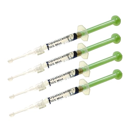 Opalescence 10 Teeth Whitening Kit Gel Syringes Refills Low Sensivity 2 Packs 4 Units Fluoride Carbamide Peroxide Made in The USA by Ultradent 52112