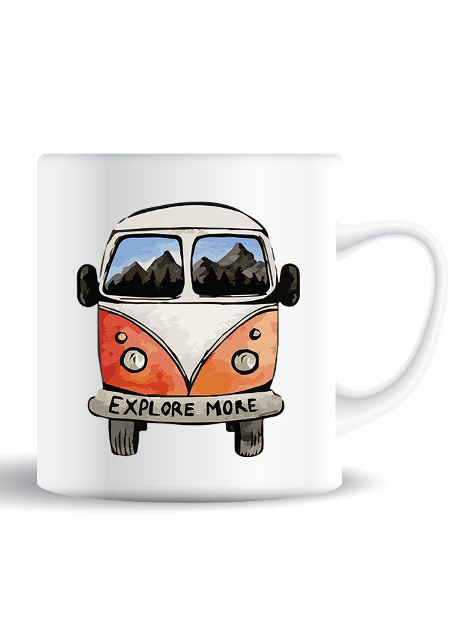 Theodor Premium Quality Two Sided Printed Coffee Mug Tea Cup Explore More-01 For Home Office, Kids Men Women - Image 1