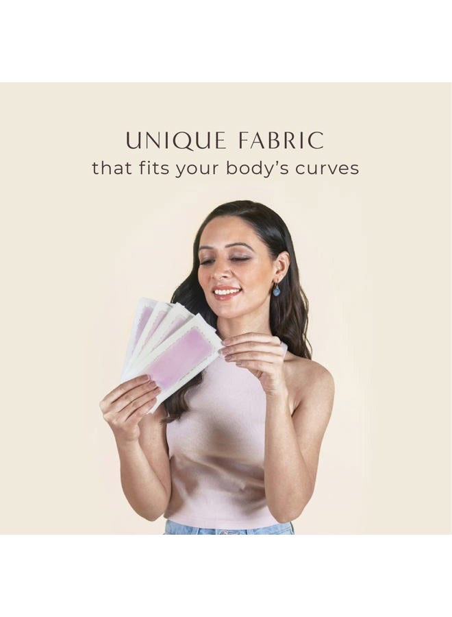 Honeybee Body Wax Strips| Waxing Strips for Women and Men| Hair Removal for All Skin| 8 Strips, 2 After Care Wipes (Strawberry) - Image 5