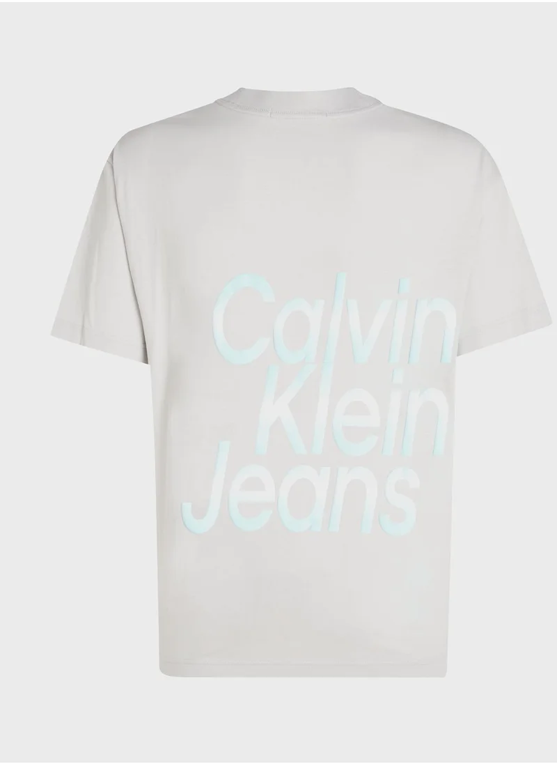 Calvin Klein Jeans Logo Crew Neck T-Shirt