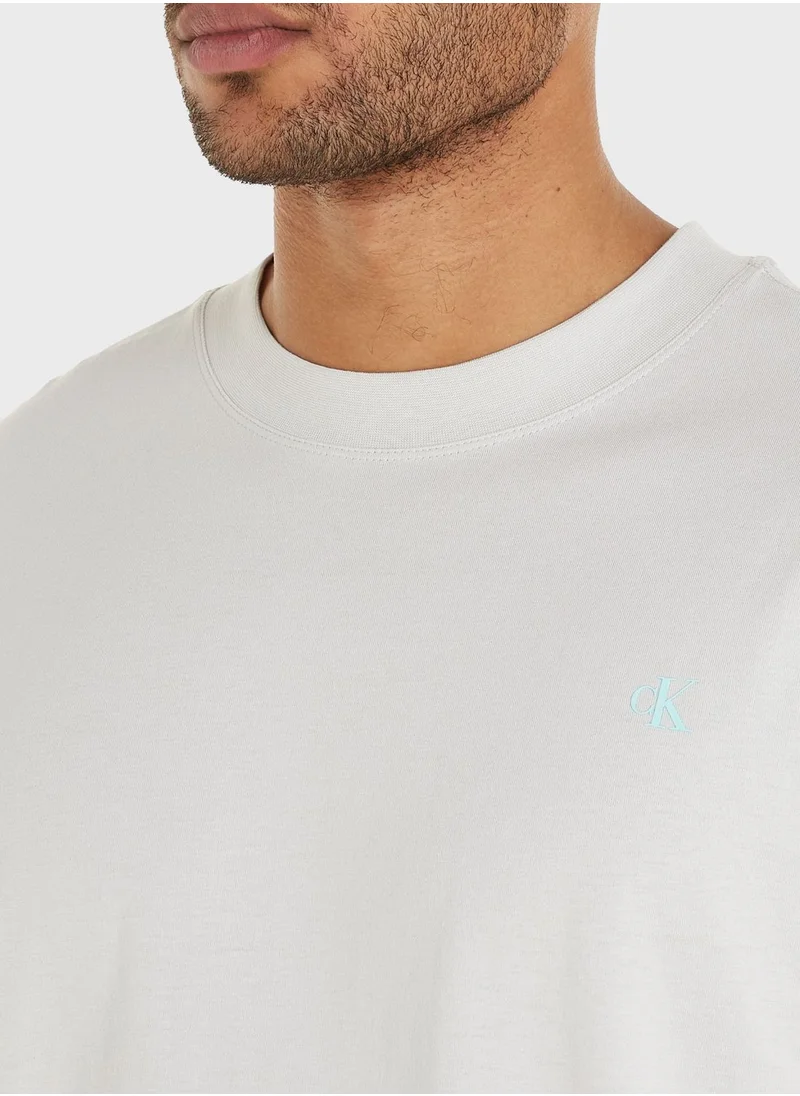 Calvin Klein Jeans Logo Crew Neck T-Shirt