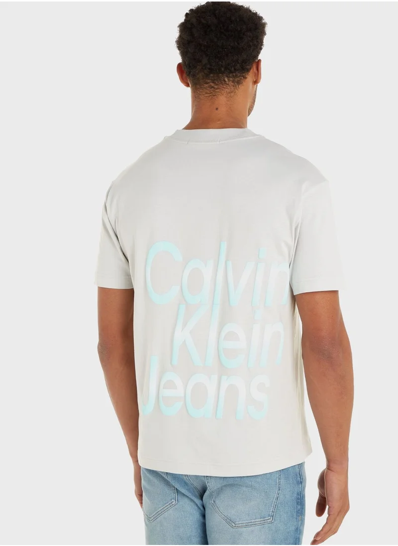 Calvin Klein Jeans Logo Crew Neck T-Shirt