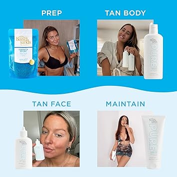 BONDI SANDS قطرات التسمير الذاتي من بوندي ساندز PURE تركيبة مركزة مرطبة تمنح توهجًا قابلًا للبناء والتخصيص غنية بحمض الهيالورونيك والفيتامينات C وE نباتية وخالية من القسوة 40 مل 1.35 أونصة - Image 5