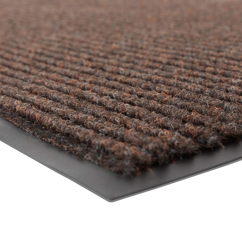 Notrax 109 Brush Step Carpeted Indoor/Outdoor Entrance Mat for Home or Office, 3' X 5', Absorbent Slip Resistant Heavy Duty Entry Mat, Brown, 109S0035BR - Image 5