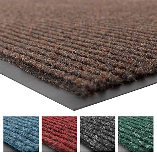 Notrax 109 Brush Step Carpeted Indoor/Outdoor Entrance Mat for Home or Office, 3' X 5', Absorbent Slip Resistant Heavy Duty Entry Mat, Brown, 109S0035BR - Image 2
