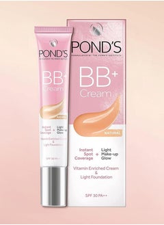 Pond's BB+ Cream, Instant Spot Coverage + Light Make-up Glow, Natural 18g  - Image 5