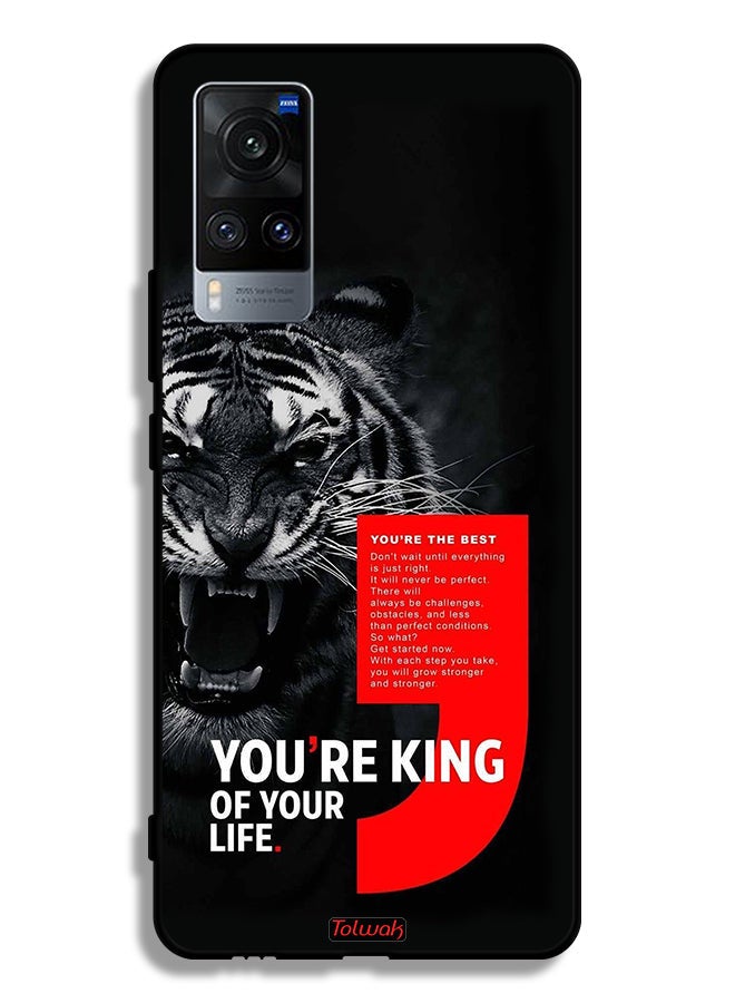 Tolwak Vivo X60 Protective Case Cover You Are King Of Your Life - Image 2