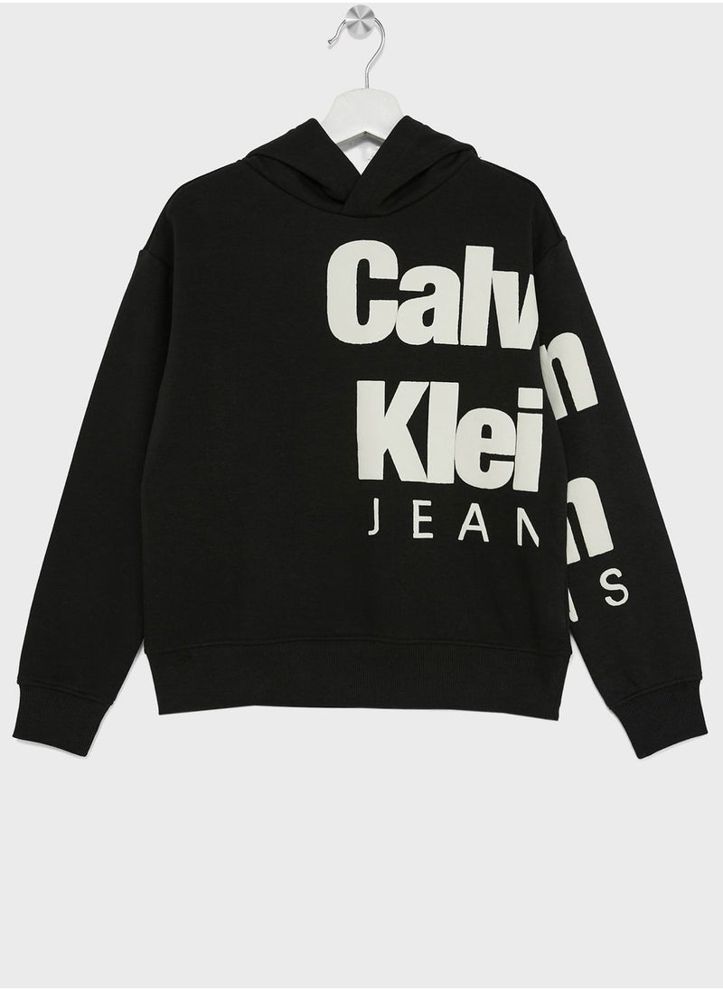 Calvin Klein Jeans - Kids Graphic Hoodie - Image 1