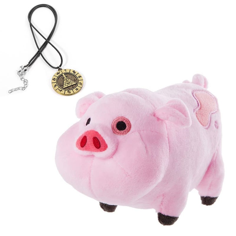 EIKOU Gravity Falls Waddles Pig Mabel Barfing Plushes Dolls Kids Toy 7 Comes with Pendant - Image 2