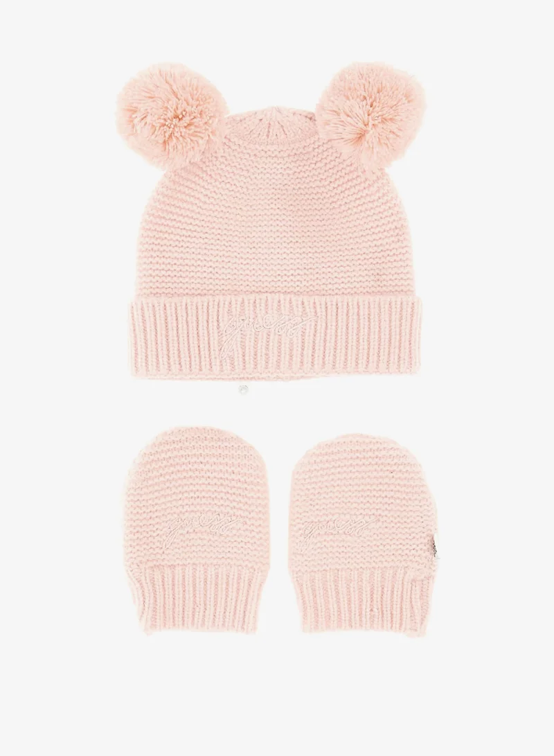 GUESS Kids Pom Beanie