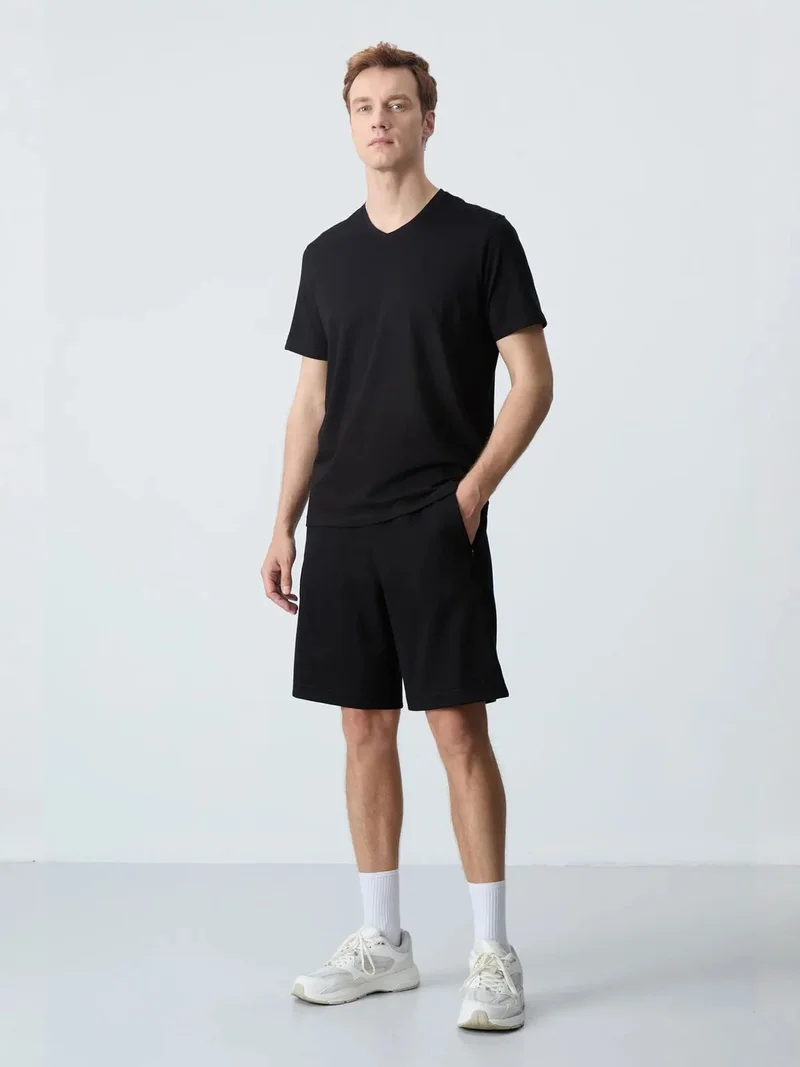 تومي لايف TOMMY Men's Regular Fit Jersey Shorts