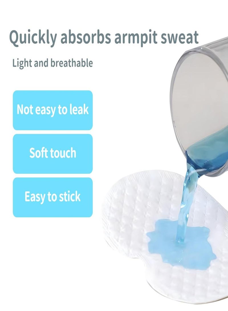 KHAJUL 60 Pcs Armpit Sweat Pads, Underarm Sweat Pads Disposable Sweat Pads for Women and Men, Comfortable Unflavored - Image 3