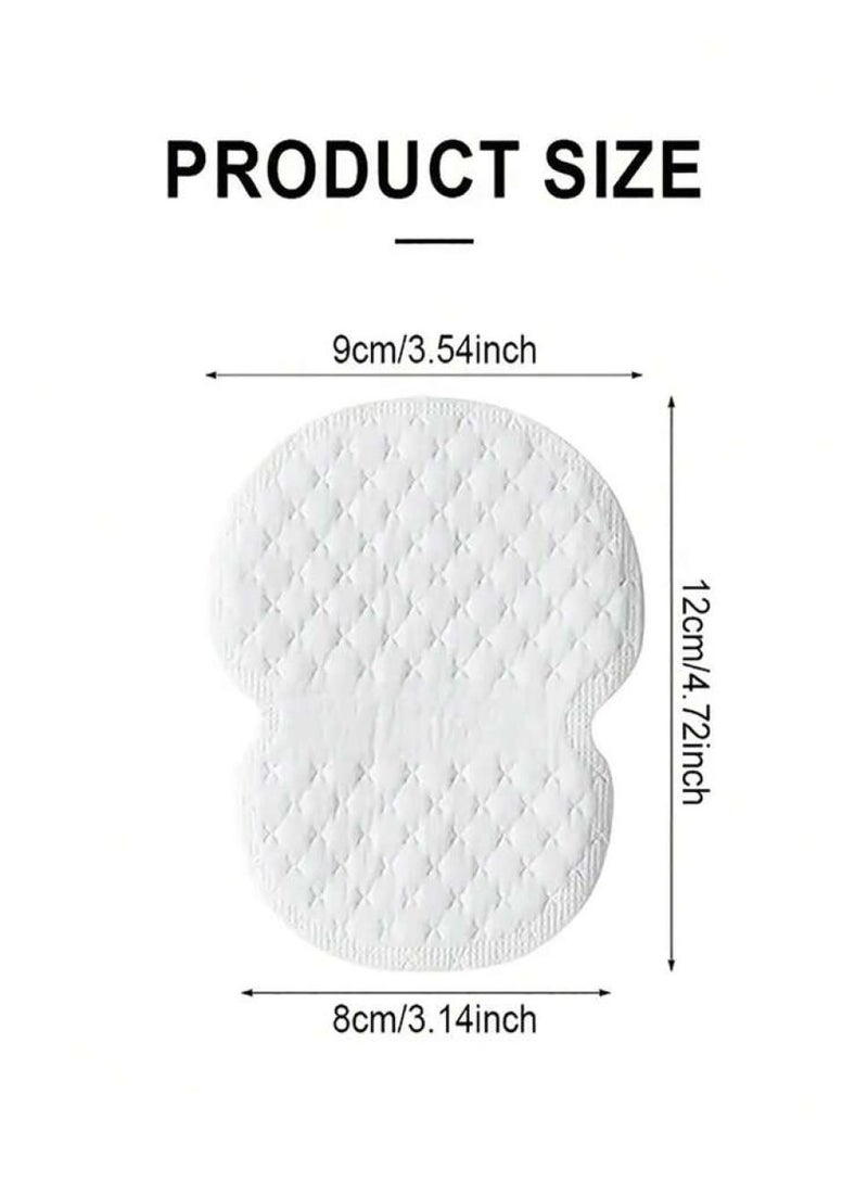 KHAJUL 60 Pcs Armpit Sweat Pads, Underarm Sweat Pads Disposable Sweat Pads for Women and Men, Comfortable Unflavored - Image 2