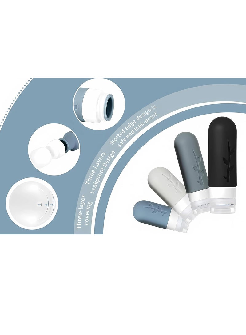 Oasisgalore 18 Pack Approved Silicone Travel Bottles, Leak-Proof, Refillable for Toiletries. - Image 5