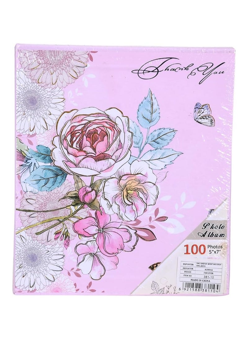 Generic Photo Album for Memories Keepsake Scrapbook (, 10X15 & 13X18) 100 PHOTO  - Image 1