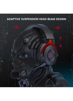 EKSA E900 Gaming Headset with Microphone - PC Headset with Detachable Noise Canceling Mic, 3D Surround Sound, Wired Headphone for PS4, PS5, Xbox, Computer, Laptop, Switch, Handheld (3.5MM Jack)  - Image 5
