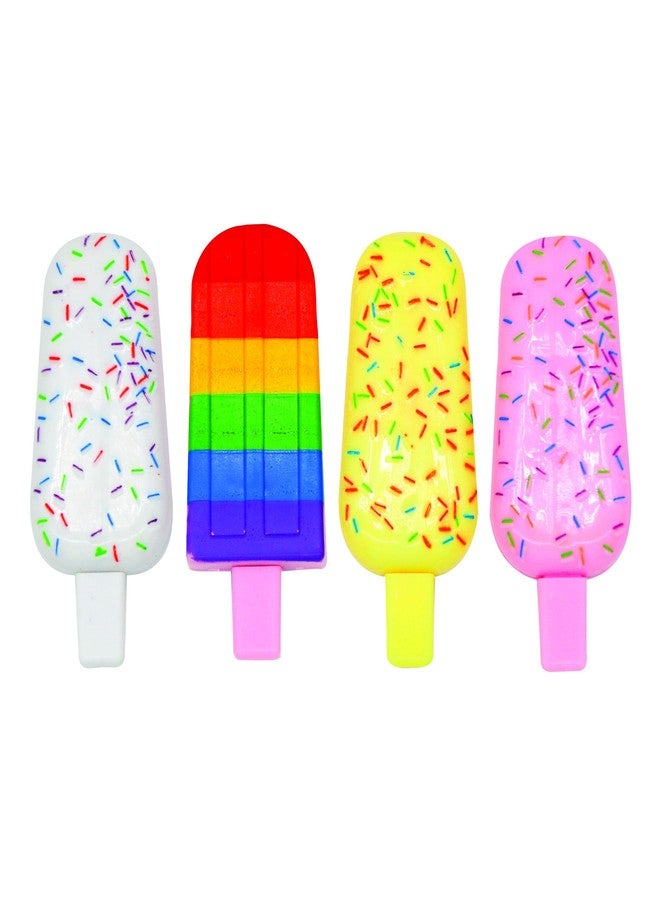 Geddes Raymond Geddes Mini Ice Cream Pens (48 per Bag) - Unique Pen in 4 Styles with Sprinkles and Rainbow - Cute Pen for Kids - Image 2