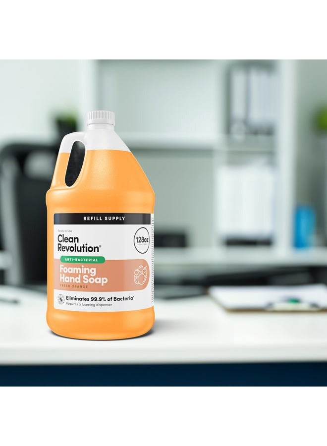 Clean Revolution Antibacterial Foaming Hand Soap Refill, 128 Fl Oz - Image 3