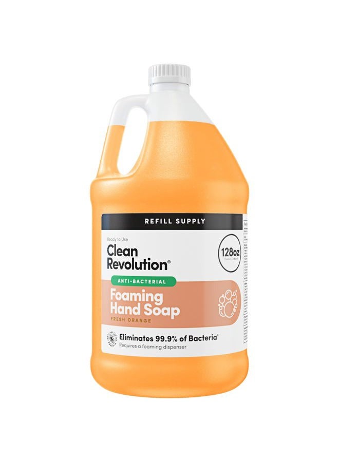 Clean Revolution Antibacterial Foaming Hand Soap Refill, 128 Fl Oz - Image 1