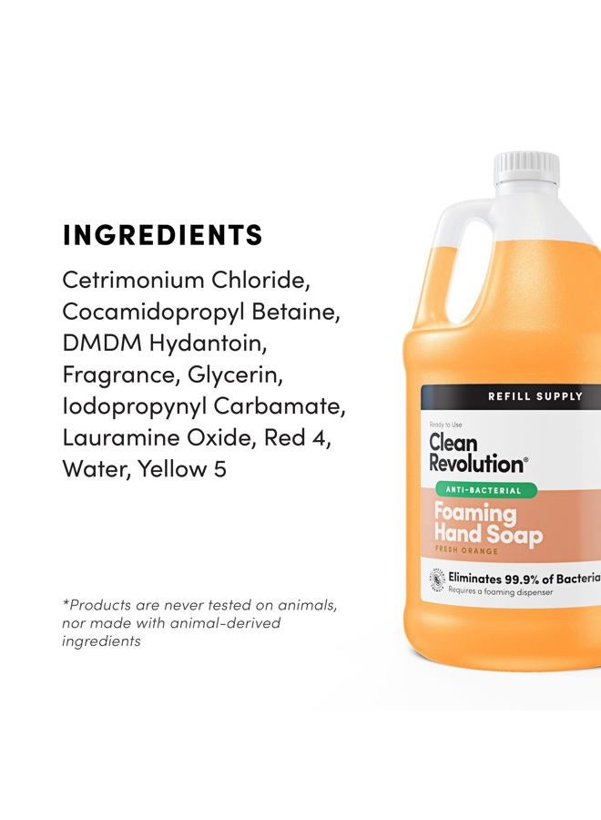 Clean Revolution Antibacterial Foaming Hand Soap Refill, 128 Fl Oz - Image 5