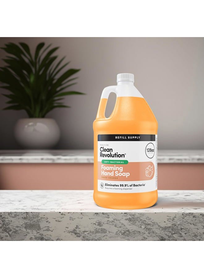 Clean Revolution Antibacterial Foaming Hand Soap Refill, 128 Fl Oz - Image 2