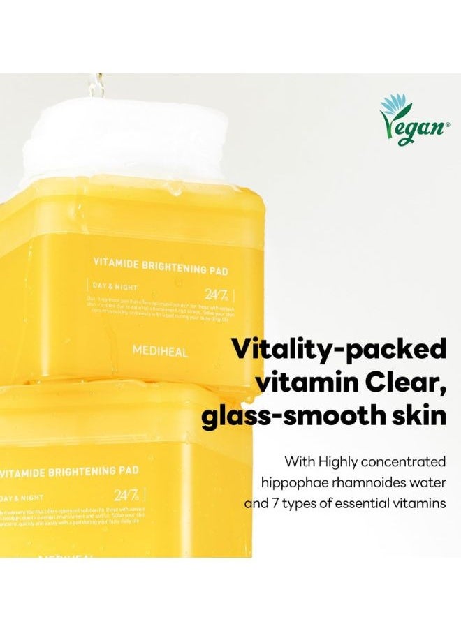 MEDIHEAL - Vitamide Brightening Pad (100 Pads) - Image 1