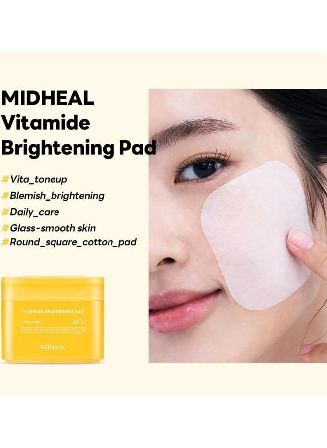 MEDIHEAL - Vitamide Brightening Pad (100 Pads) - Image 1