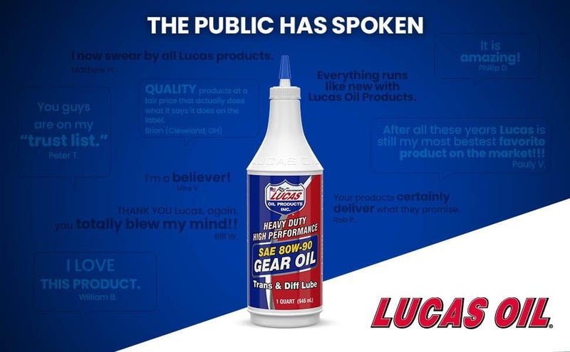 LUC10043 Oil SAE 80W-90 Heavy Duty Gear Oil - 1 Quart - Image 3