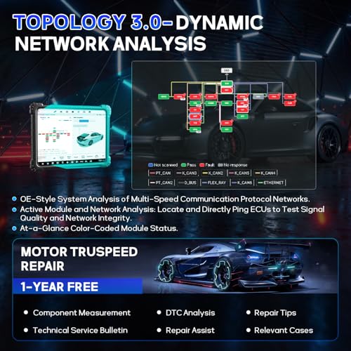 Autel MaxiSYS Ultra S2 OBD2 Scanner, 2025 New Diagnostic with AI, Upgraded MS Ultra, 6-in-1 VCMI2, Topology 3.0, EV Tests, WiFi 6, 48+ Services, Motor Truspeed Repair, Multi-Point DVI, ECU Programming - Image 4