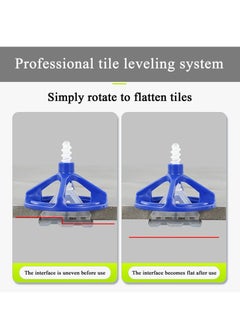 Generic Tile Leveling System Kit with 1/8 Inch Spacers, 50 Reusable Nuts, and 100 Bases, for Seamless Installation of Self-Adhesive Floor and Wall Tiles (150 PCS)  - Image 3