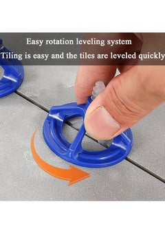 Generic Tile Leveling System Kit with 1/8 Inch Spacers, 50 Reusable Nuts, and 100 Bases, for Seamless Installation of Self-Adhesive Floor and Wall Tiles (150 PCS)  - Image 2